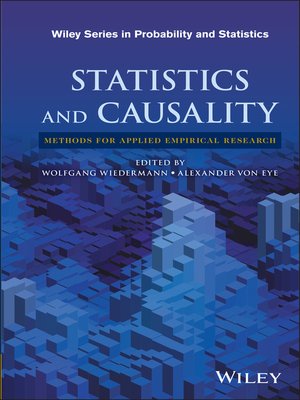 cover image of Statistics and Causality